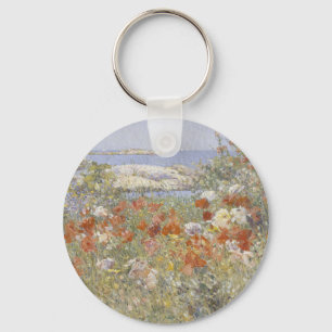 Celia Thaxter's Garden by Frederick Childe Hassam Key Ring