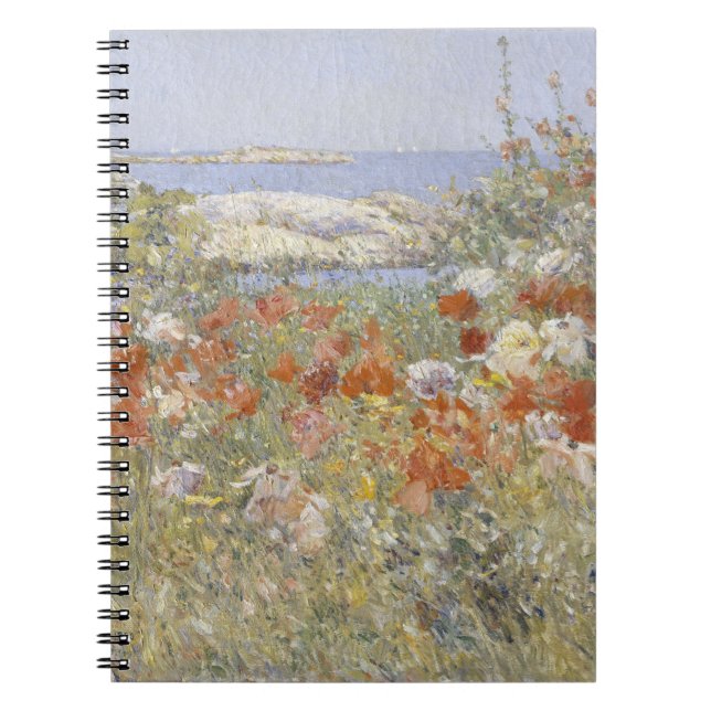Celia Thaxter's Garden by Frederick Childe Hassam Notebook (Front)