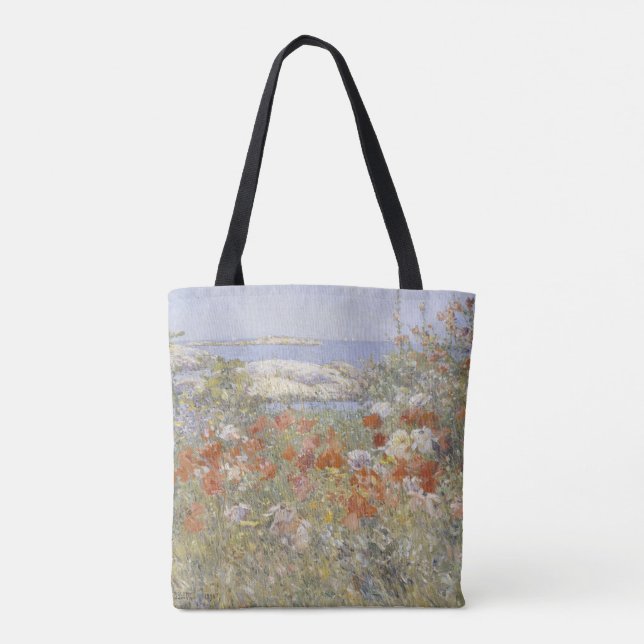 Celia Thaxter's Garden by Frederick Childe Hassam Tote Bag (Back)