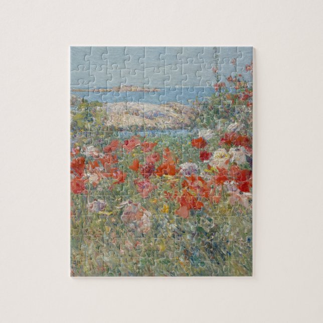 Celia Thaxter's Garden, Isles of Shoals, Maine Jigsaw Puzzle (Vertical)