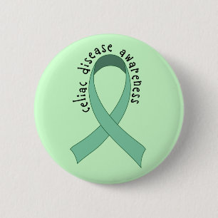 Celiac Awareness Ribbon Button