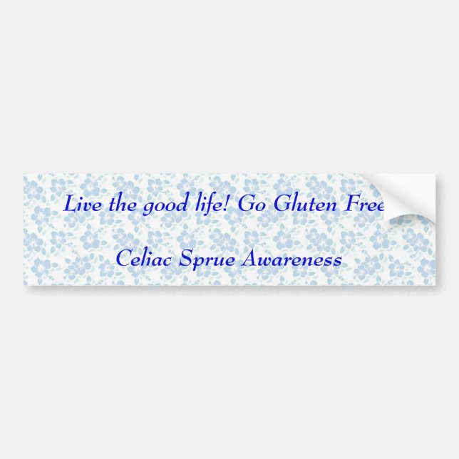 Celiac Bumper Sticker (Front)