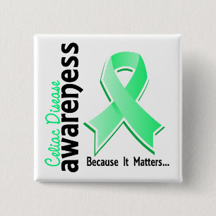 Celiac Disease Awareness 5 15 Cm Square Badge