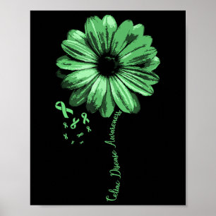 Celiac Disease Awareness Cluten Warrior Pretty Gif Poster