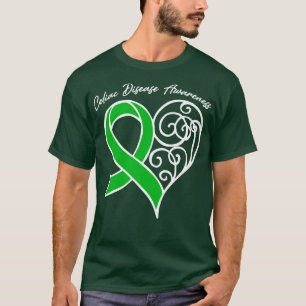 Celiac Disease Awareness Heart Ribbon Gift Valenti T-Shirt