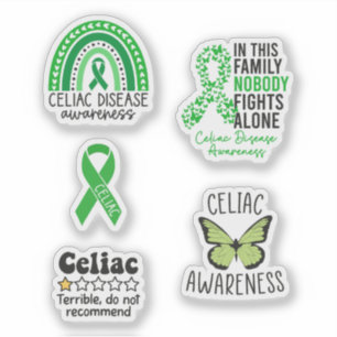 Celiac Disease Awareness Ribbon, Warrior & Fighter
