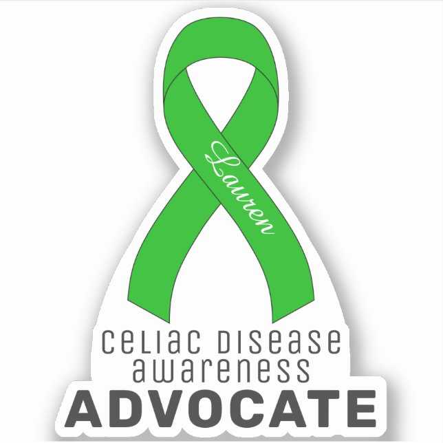 Celiac Disease Awareness Vinyl Sticker (Front)