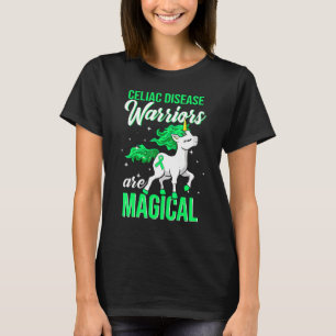Celiac Disease Awareness Warrior Unicorn T-Shirt