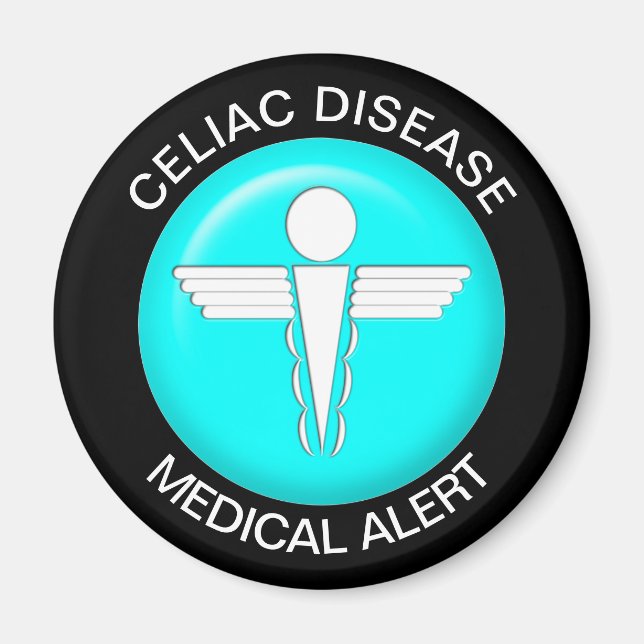 Celiac Disease Medical Alert Magnet (Front)