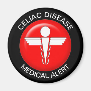 Celiac Disease Medical Alert Magnet