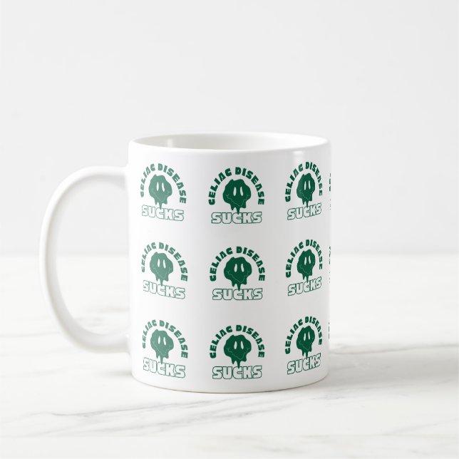Celiac Disease Sucks Coffee Mug (Left)