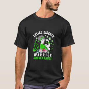 Celiac Disease Warrior Unbreakable Awareness Stron T-Shirt