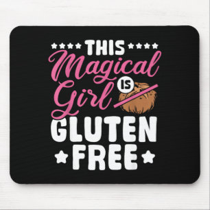 Celiac disease women this magical girl is gluten mouse pad
