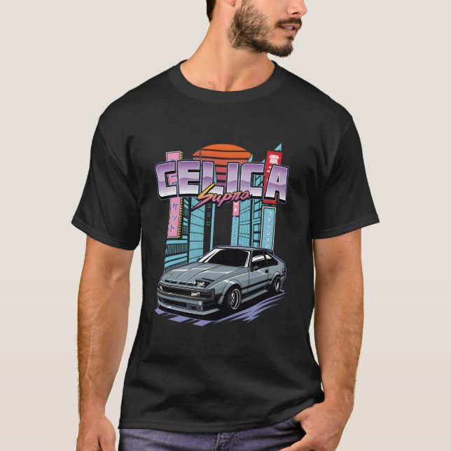 Celica Supra Mk2 Xx Ma60 A60 Graphic T-Shirt (Front)