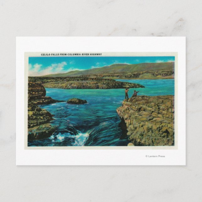 Celilo Falls on the Columbia River Postcard (Front)