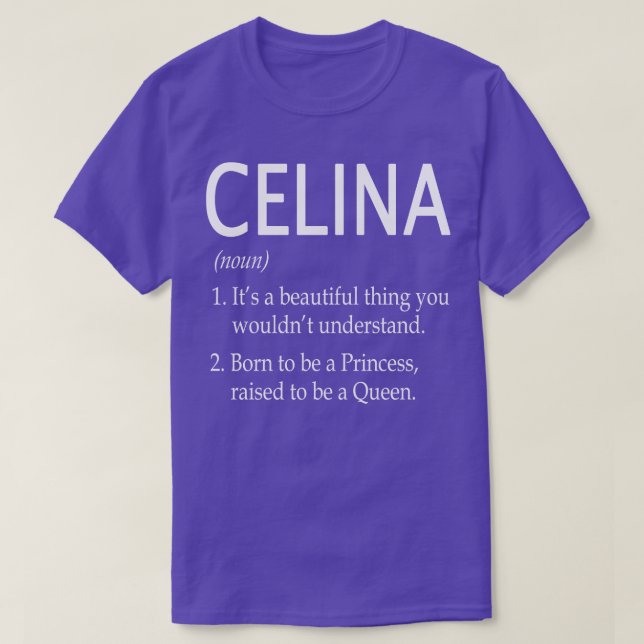Celina Name Gift 64 T-Shirt (Design Front)