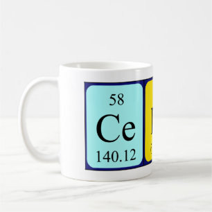 Celina periodic table name mug