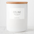 Celine Candle Reed Sticker Diffuser Label Sticker