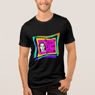 Celine Dion - pop art Tri-Blend Shirt