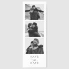 CELINE Modern Save the Date Bookmark Photo Strip