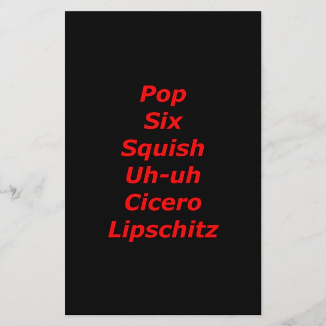 Cell Block Tango (Front)