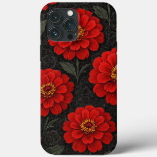 Cell cover of Zinnia Flowers in arts