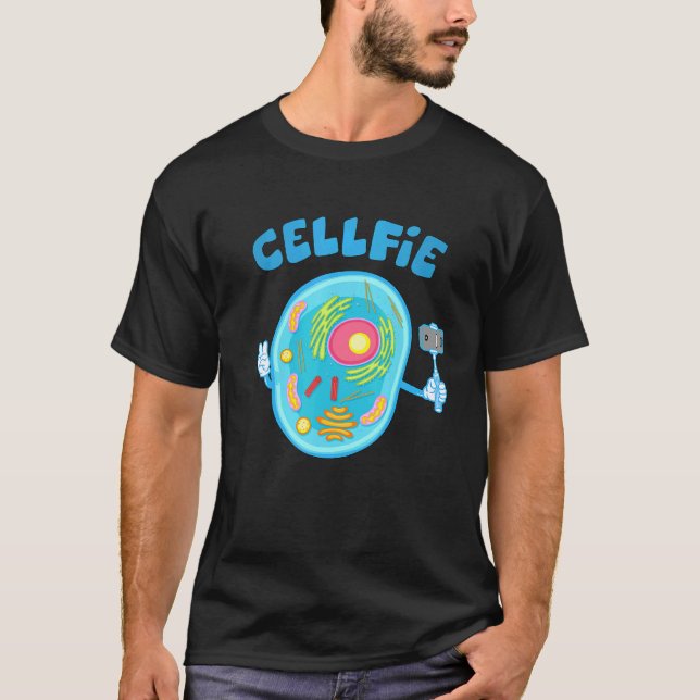 Cell Fie Biology   Cellular Biology Science Men Wo T-Shirt (Front)