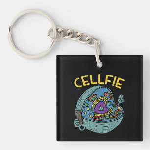 Cell Fie Funny Science Biology Teacher Key Ring