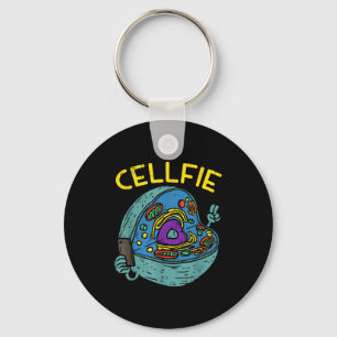 Cell Fie Funny Science Biology Teacher  Key Ring
