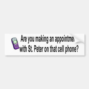 cell phone bumper sticker