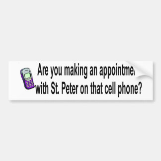 cell phone bumper sticker