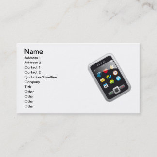 Cell Phone Business Card
