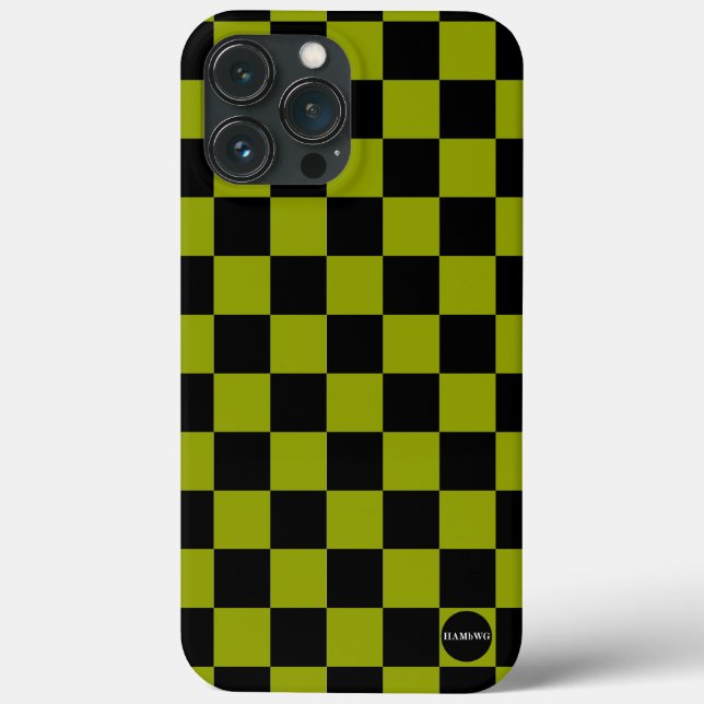Cell Phone Case - HAMbyWG Checkers (Back)