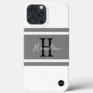 Cell Phone Case - HAMbyWG - White and Grey