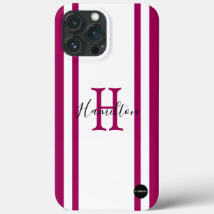 Cell Phone Case - HAMbyWG- White Stripe