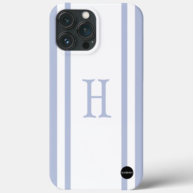Cell Phone Case - HAMbyWG- White Stripe (Back)