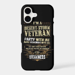 Cell Phone Case I Am A Desert Storm Veteran