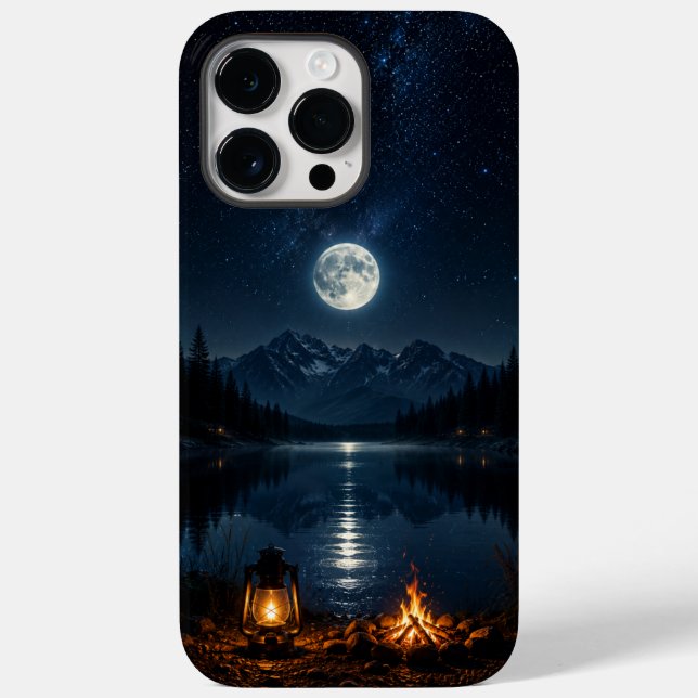 Cell Phone Case Mountain Moonlight (Back)