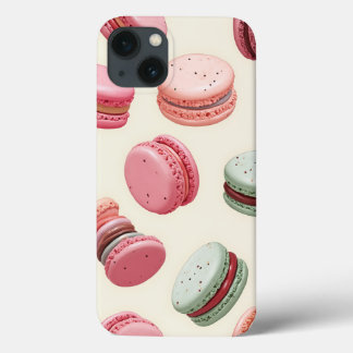 Cell phone case with delicious macaron pattern