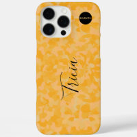 Cell Phone Case Yellow Camouflage HAMbyWG