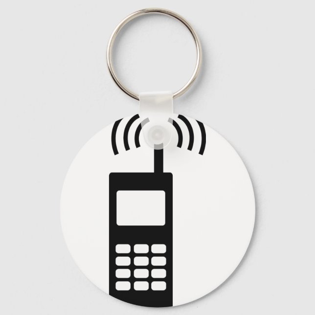 cell phone celly mobil handy key ring (Front)