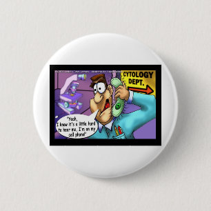 Cell Phone Conversations Funny Gifts & Tees 6 Cm Round Badge