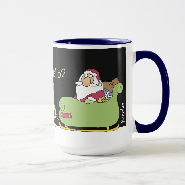 Cell Phone Reindeer Mug (Right)