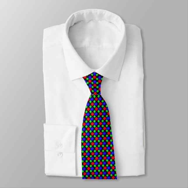 cell phone screen necktie (Tied)