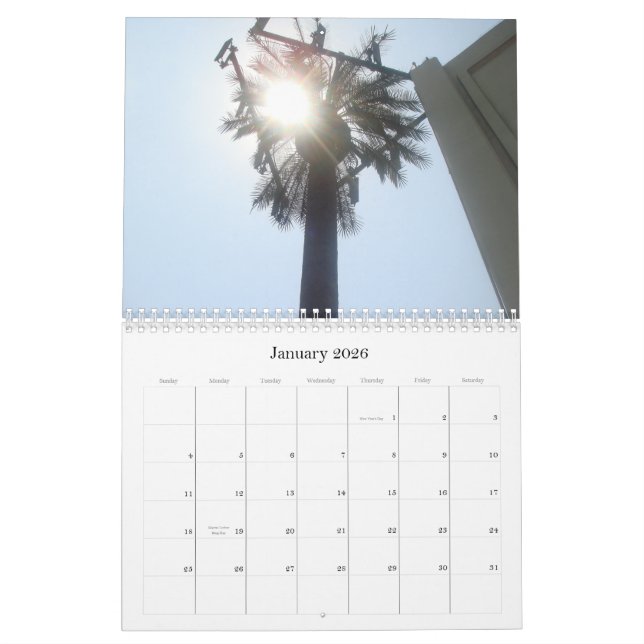 Cell Phone  Trees Calendar (Jan 2026)