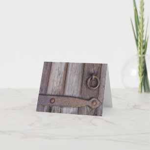 Cellar Door Handle Greeting Card