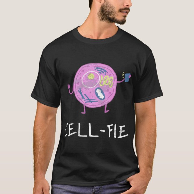 CellFie Cool Funny Biologyeacher Student Gift boy T-Shirt (Front)