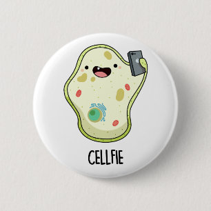 Cellfie Funny Biology Selfie Pun  6 Cm Round Badge