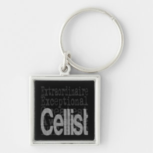 Cellist Extraordinaire Key Ring