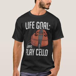 Cellist Musician Cello Player Musical Instrument T-Shirt